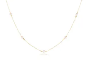 ENewton 17" Choker Simplicity Chain 4mm Pearl