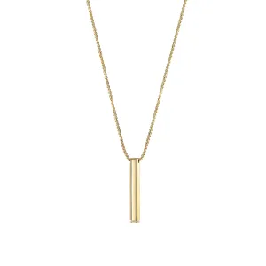 Engravable Vertical Bar Necklace