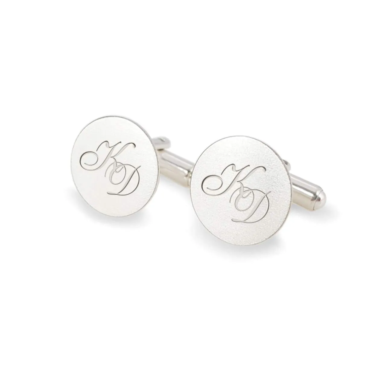 Engraved silver cufflinks Initial cufflinks 925 Silver cufflinks Groom cufflinks Personalized Gift for Men Wedding cufflinks, Gift Message, Box, Handmade