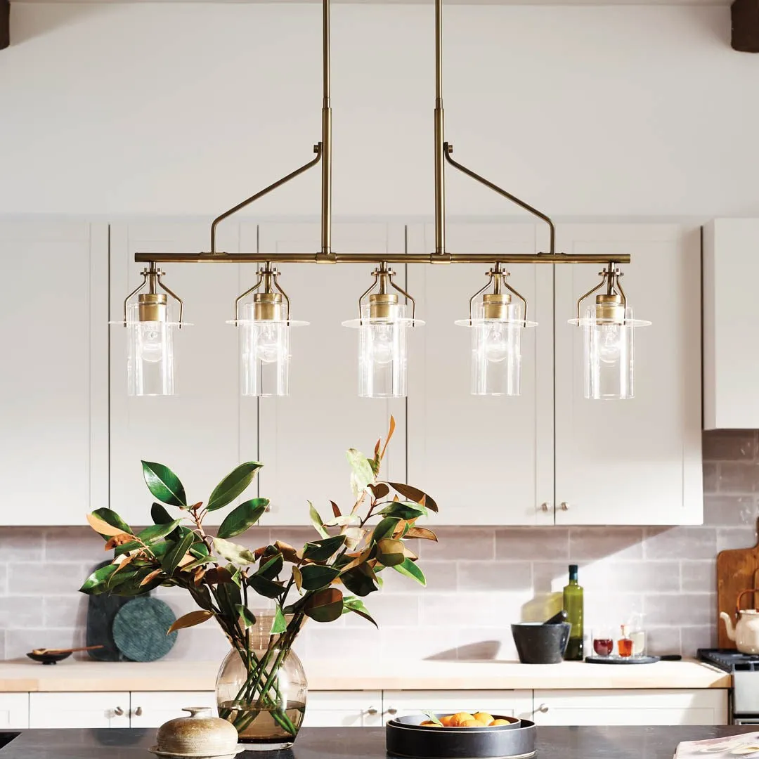 Everett 42" 5-Light Linear Suspension