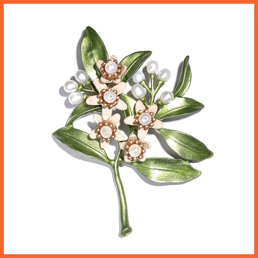 Exquisite Colorful Flower Brooch Brooches For Bridesmaid Women Groom