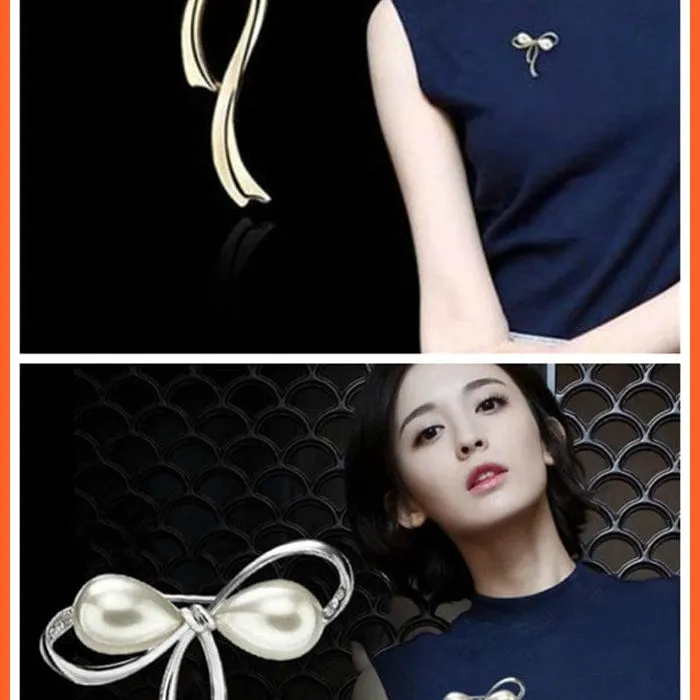 Fashion Crystal Elegant Lapel Pin Rhinestone Brooches Corsage Jewellery
