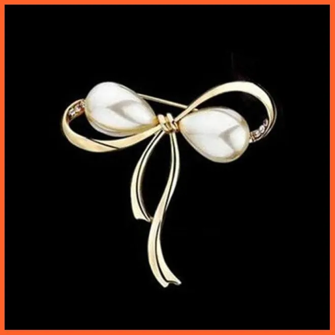 Fashion Crystal Elegant Lapel Pin Rhinestone Brooches Corsage Jewellery