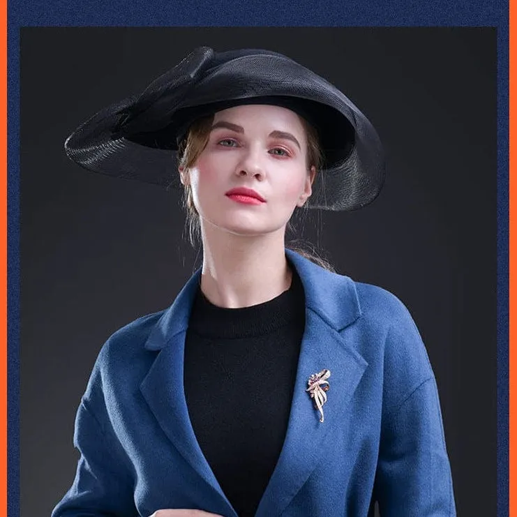 Fashion Crystal Elegant Lapel Pin Rhinestone Brooches Corsage Jewellery