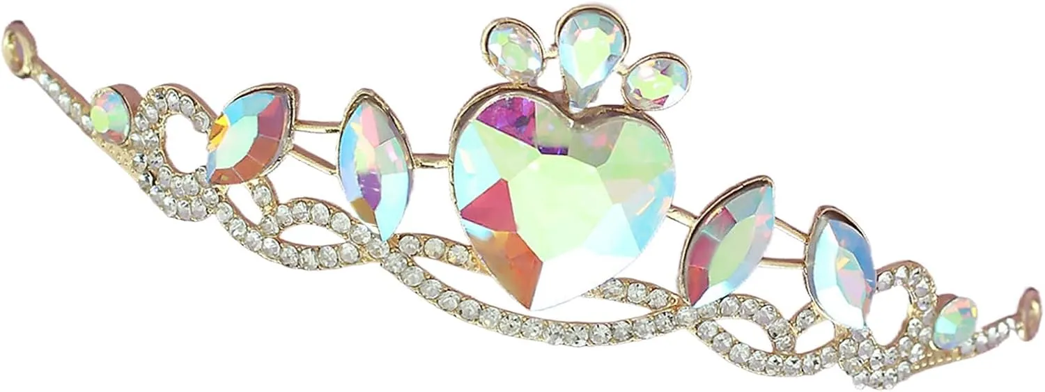 Fashionable Adjustable Bridal Tiaras with Rhinestones for Special Occasion Unique Women Hairpieces for Wedding Party