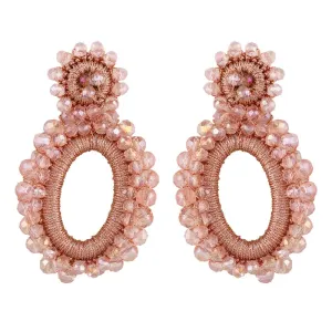Faux Crystal Bohemian Drop Earrings