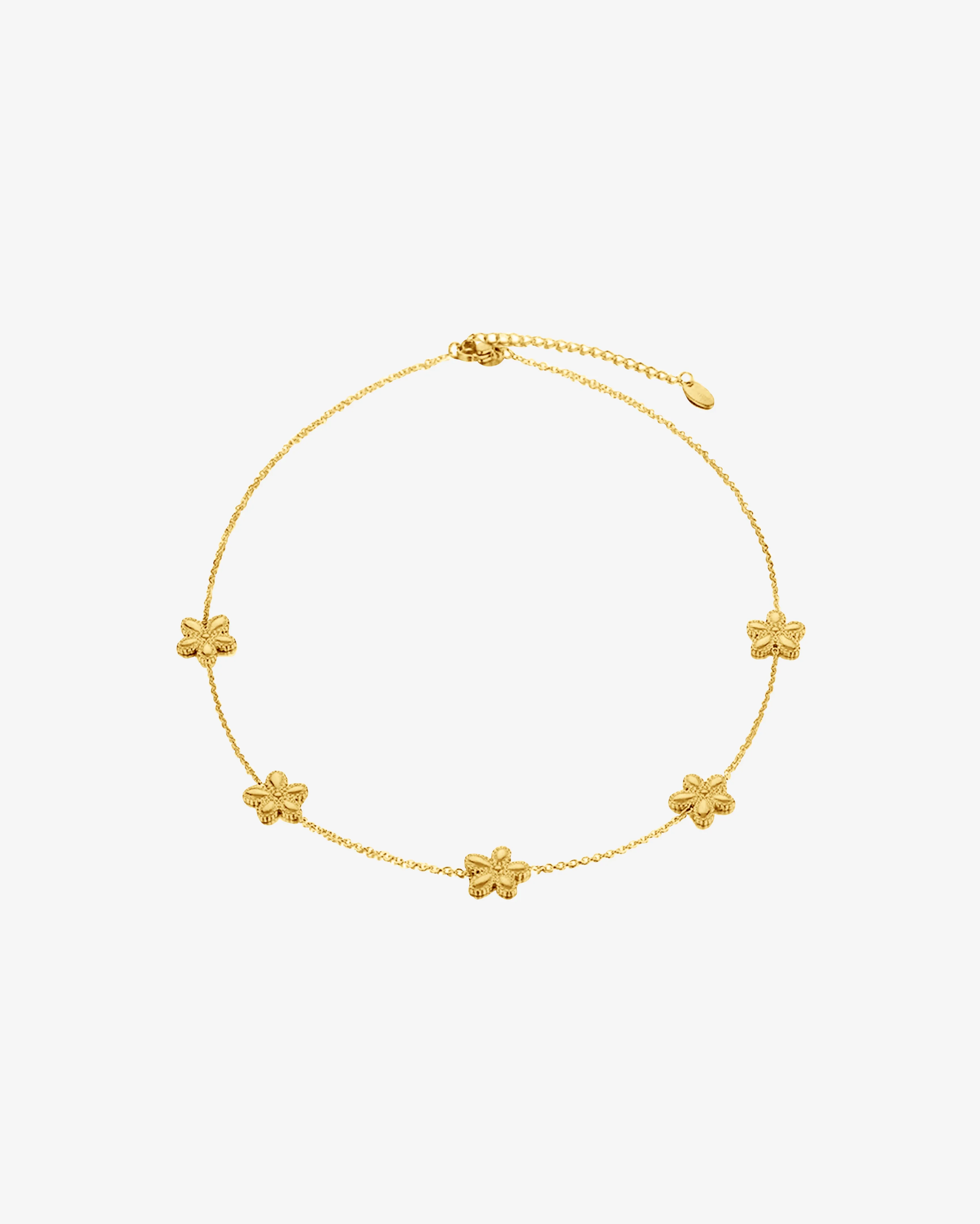 Flower Charm Choker