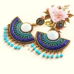 flower Pendant drop earrings