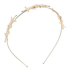 FRCOLOR Elegant Rhinestone Star Hair Band Baroque Style for Weddings Beach Parties and Daily Wear Adaptable Durable and Artistic Accessory for Women