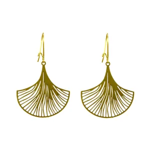 Ginkgo Fan Earrings