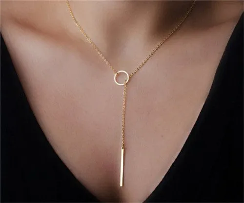 Gold Layered Choker Necklaces