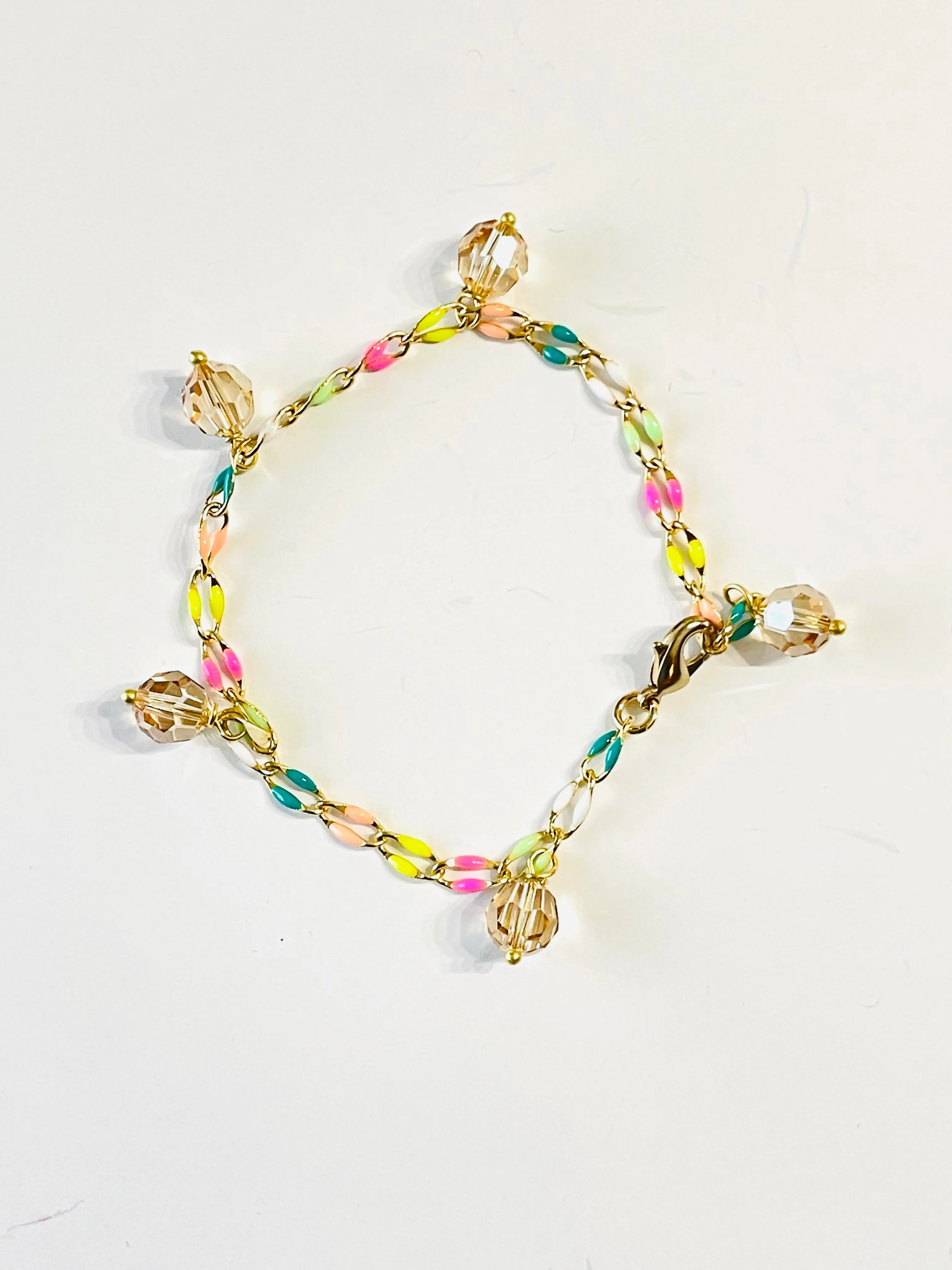 Golden Summer Charm Bracelet