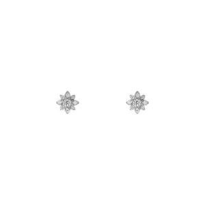 Gucci Flora 18ct White Gold Diamond Earrings