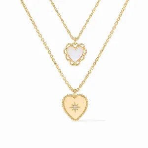 Heart Duo Delicate Necklace