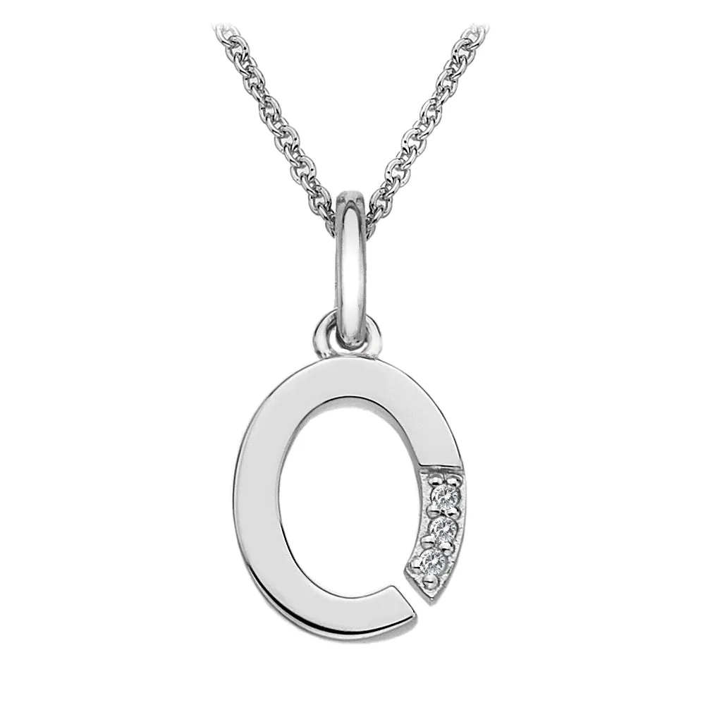 Hot Diamonds Initial Letter Pendants | Sterling Silver