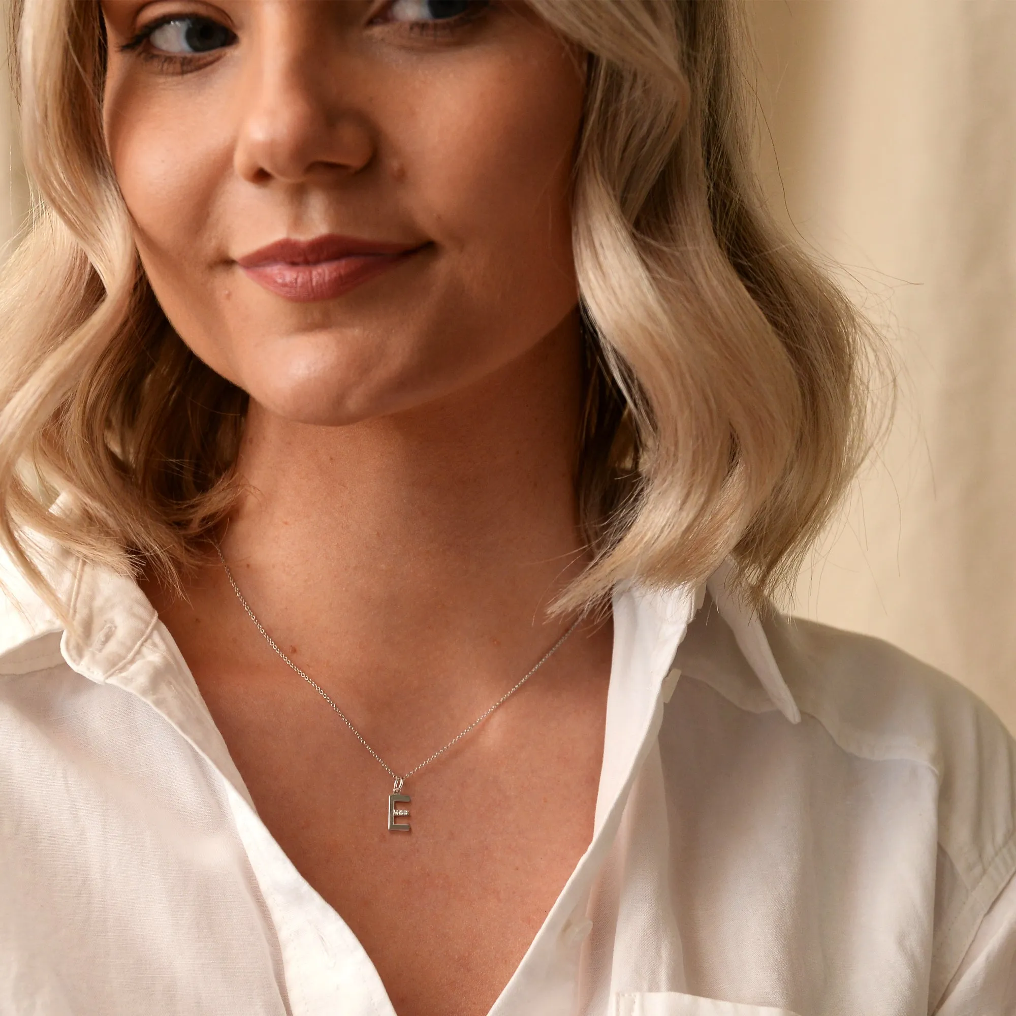 Hot Diamonds Initial Letter Pendants | Sterling Silver