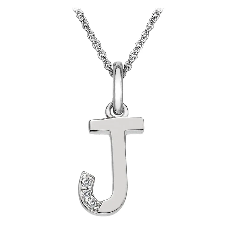 Hot Diamonds Initial Letter Pendants | Sterling Silver