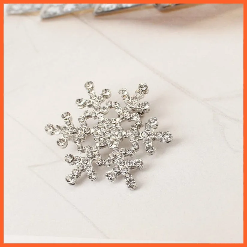 Hot Fashion Rhinestone Leaves Feather Brooches | Corsage Enamel Pins