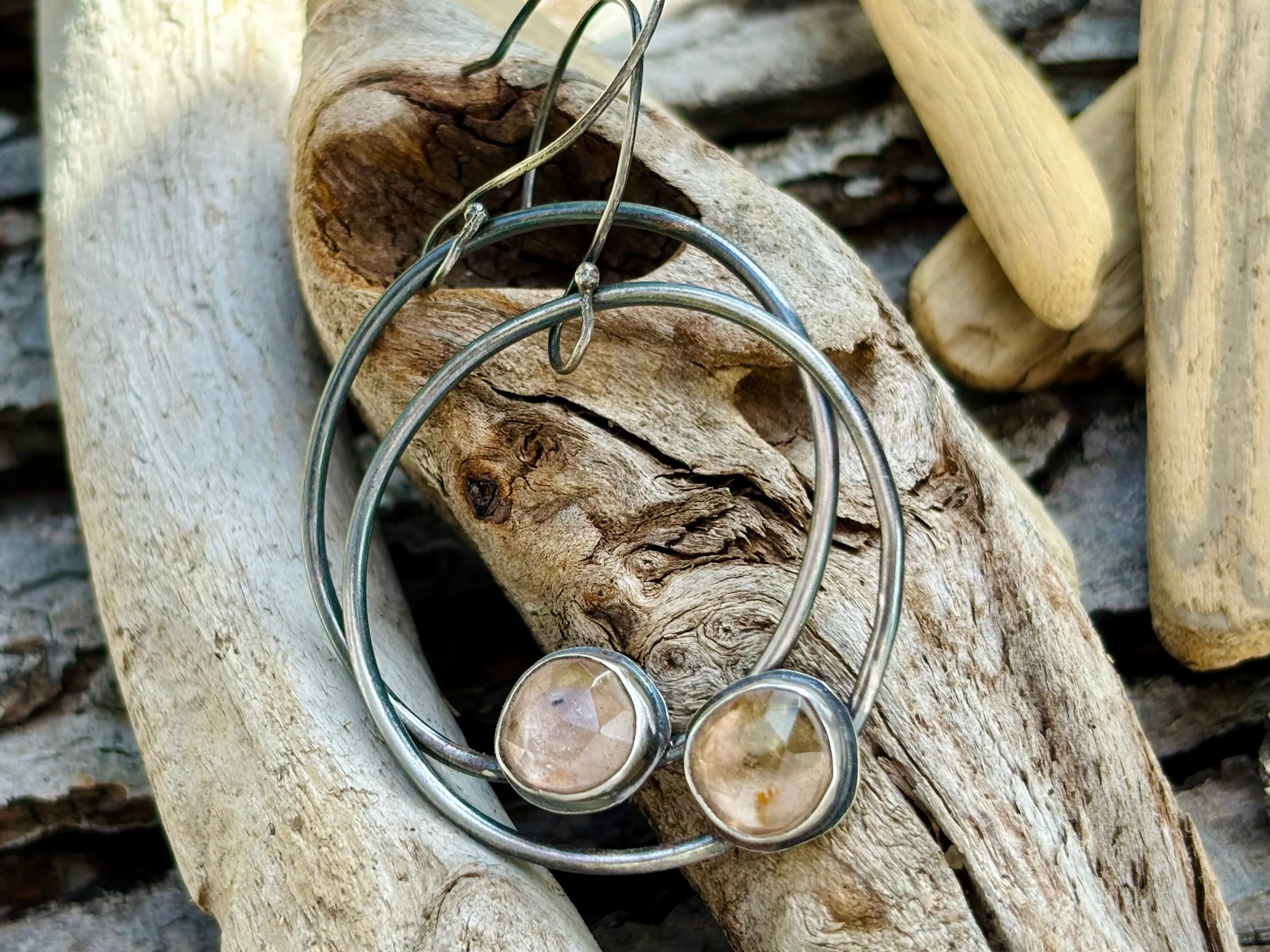Imperial Topaz Hoop Earrings 2
