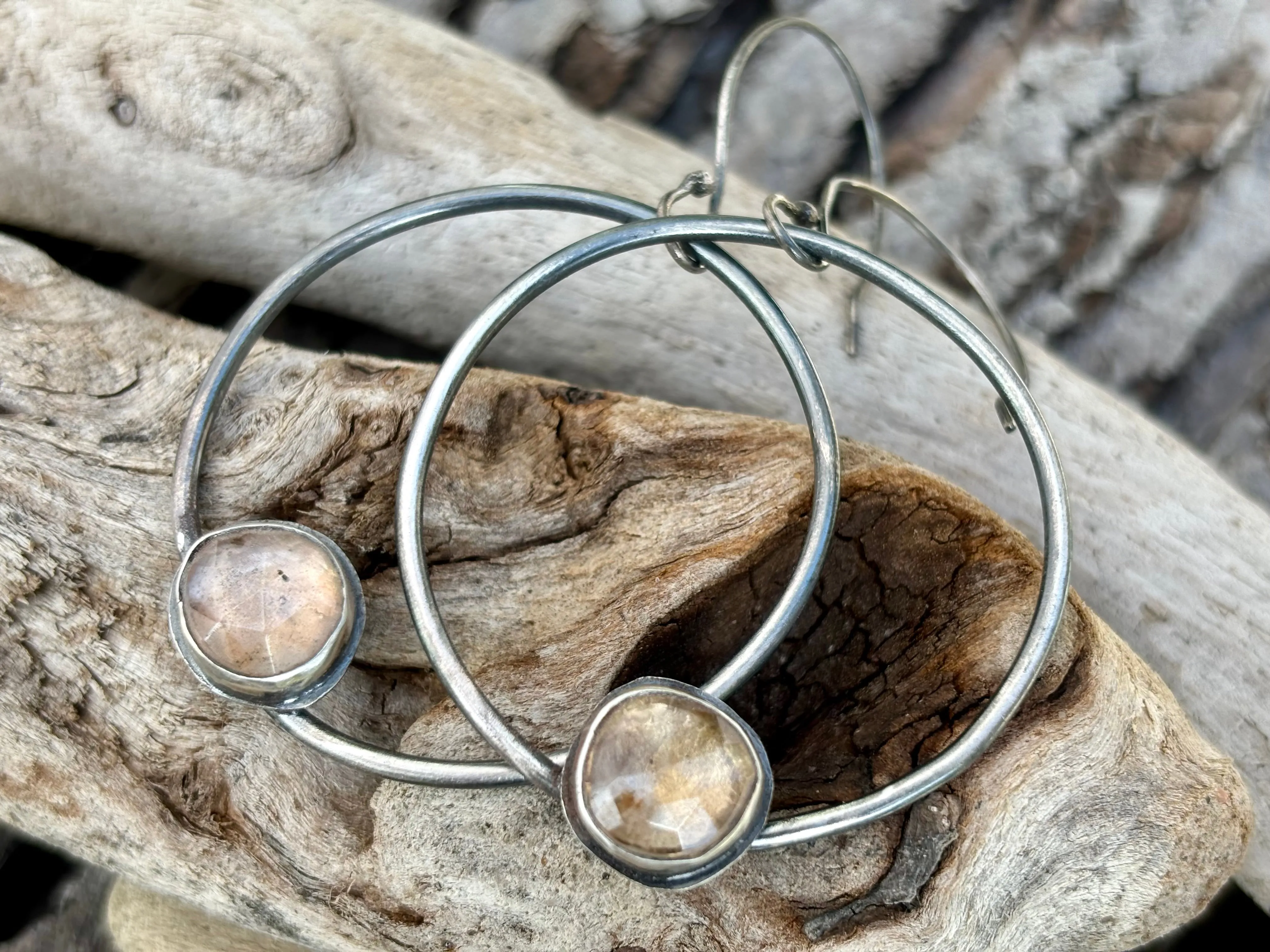 Imperial Topaz Hoop Earrings 2