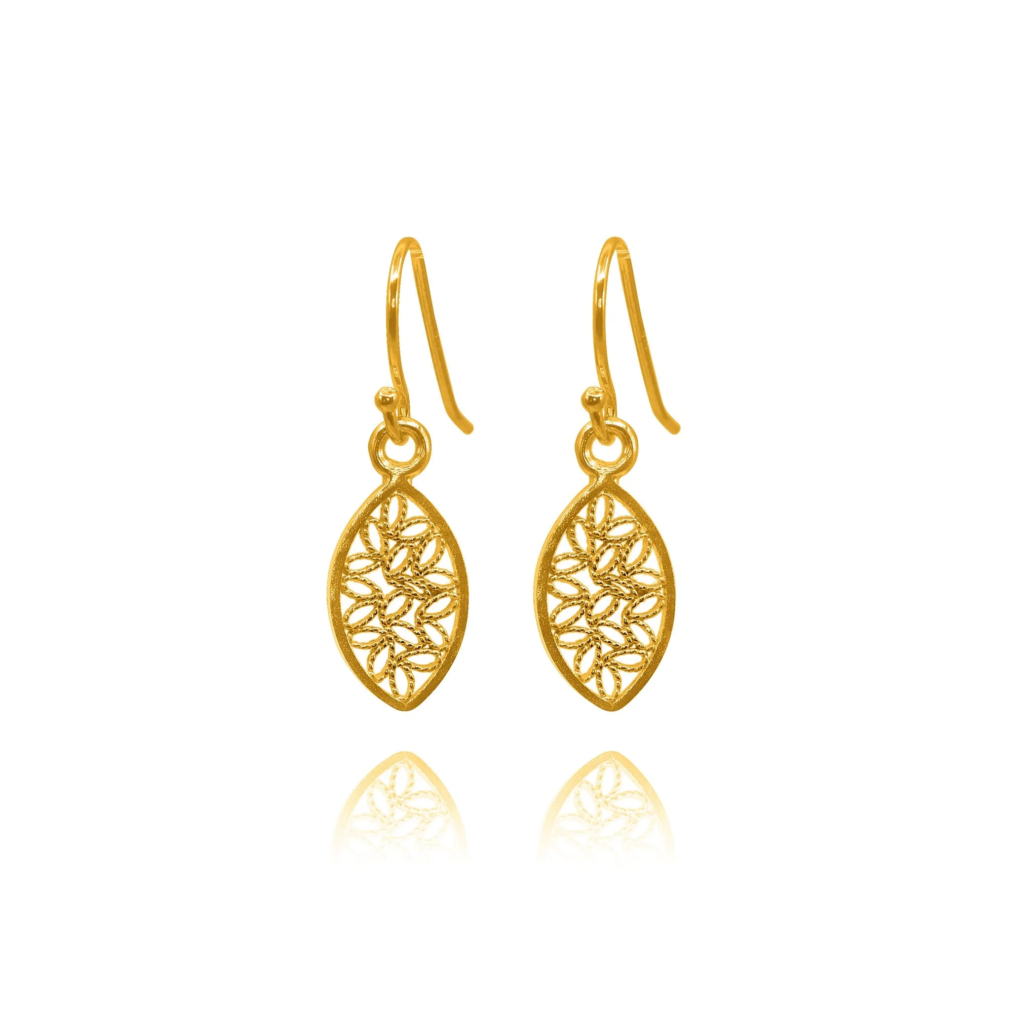 JOSEPHINE GOLD SMALL EARRINGS FILIGREE