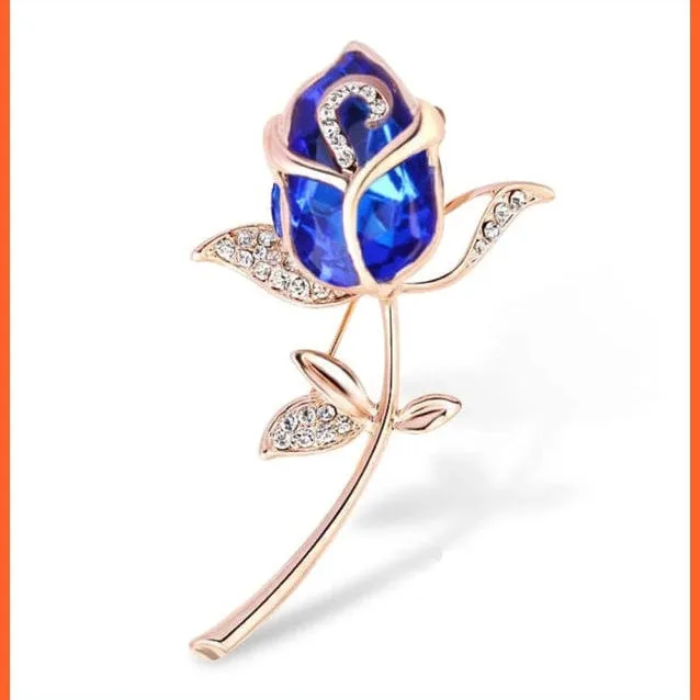 Korean-Style Elegant Crystal  Brooch | Fashion Alloy Women Accessories