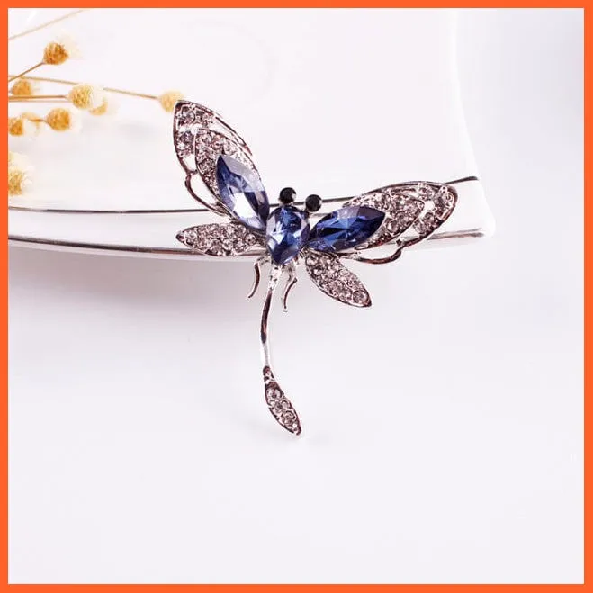 Korean-Style Elegant Crystal  Brooch | Fashion Alloy Women Accessories