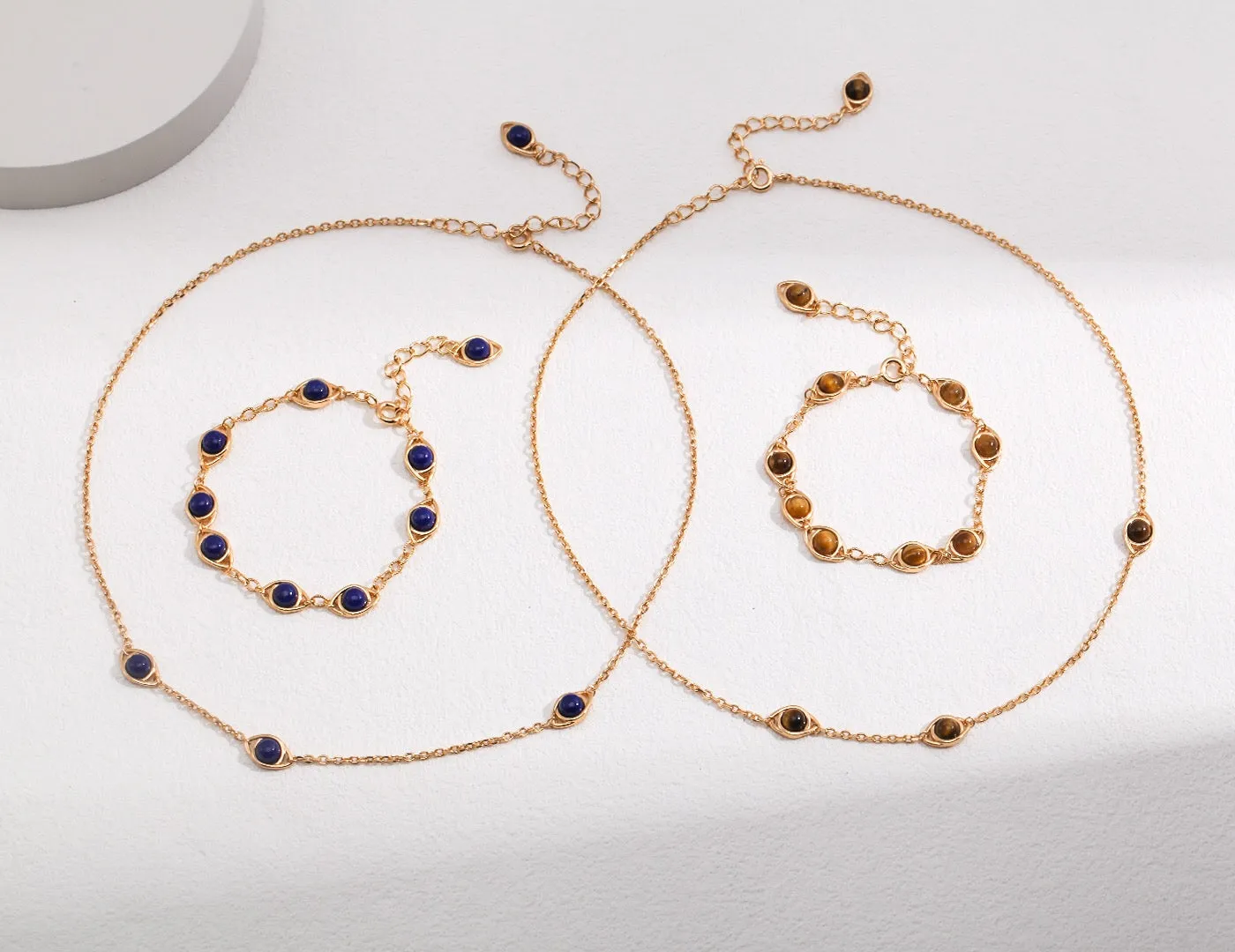 Lapis Lazuli Necklace in Gold Vermeil