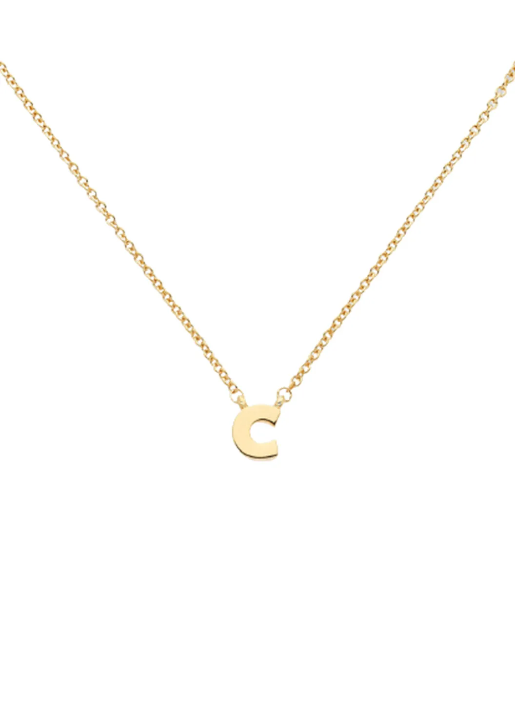 Letter 'c' Pendant Necklace
