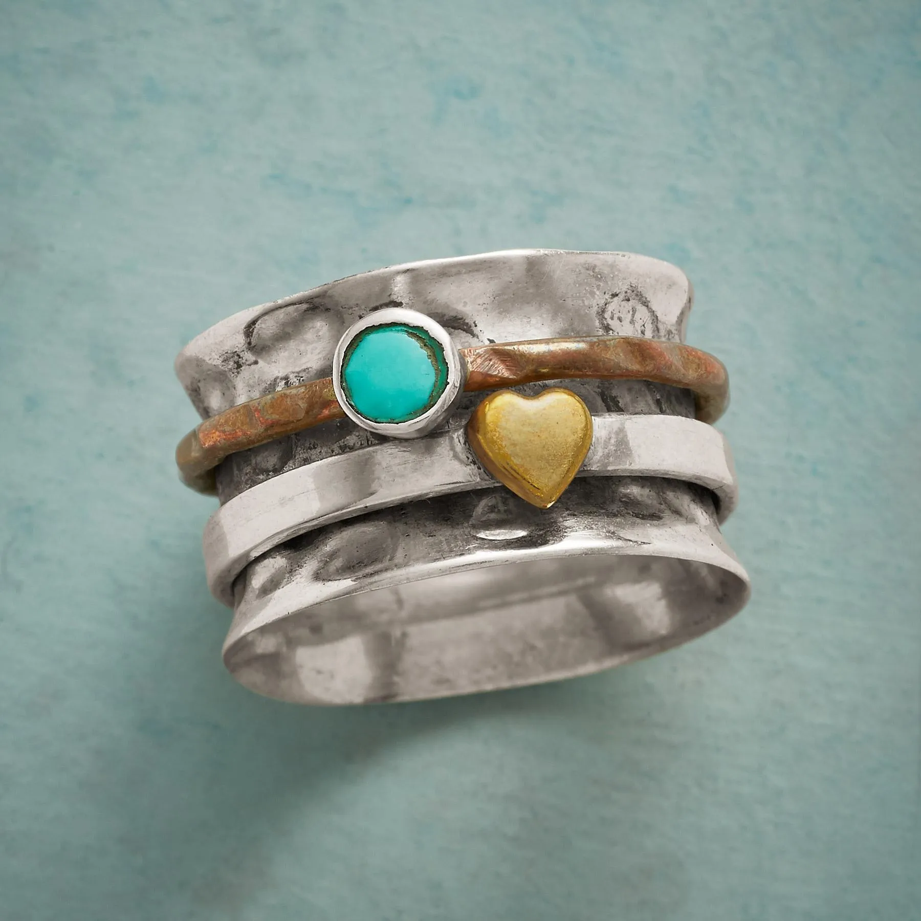 Lighthearted Spinner Ring