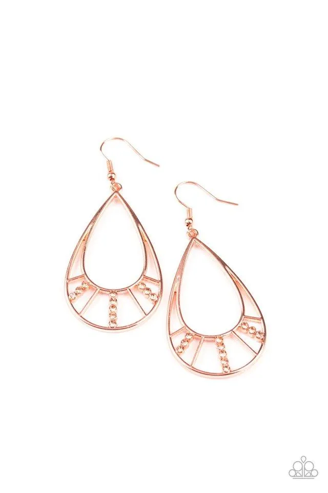 Line Crossing Sparkle • Copper