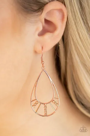Line Crossing Sparkle • Copper