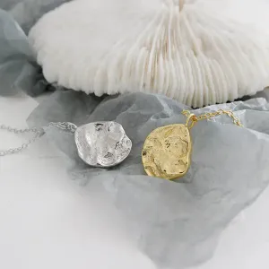 LOVCIA Casual Irregular Rock Stone 925 Sterling Silver Necklace