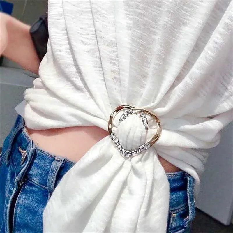 Love Scarf Buckle Geometric Flower Designer Clothing Corner