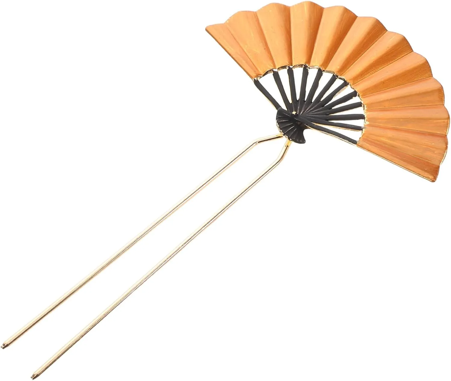 Luxurious Decorative Hairpin Elegant Fan Shaped Hair Stick Ornament for Weddings Parties Hanfu Accessories Unique Ancient Design with Reliable Hold for Women