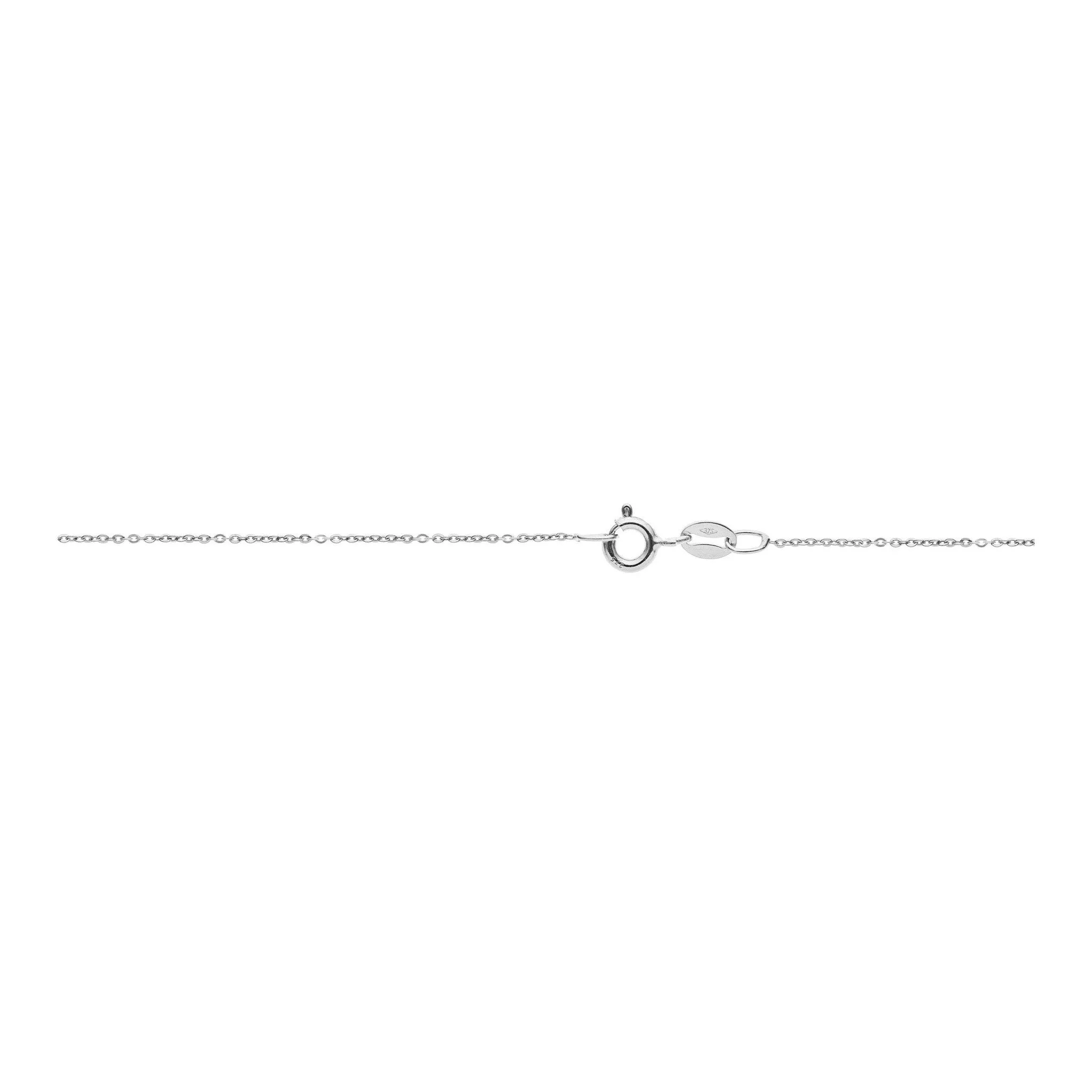 Marylebone 9ct White Gold Fine Trace Chain