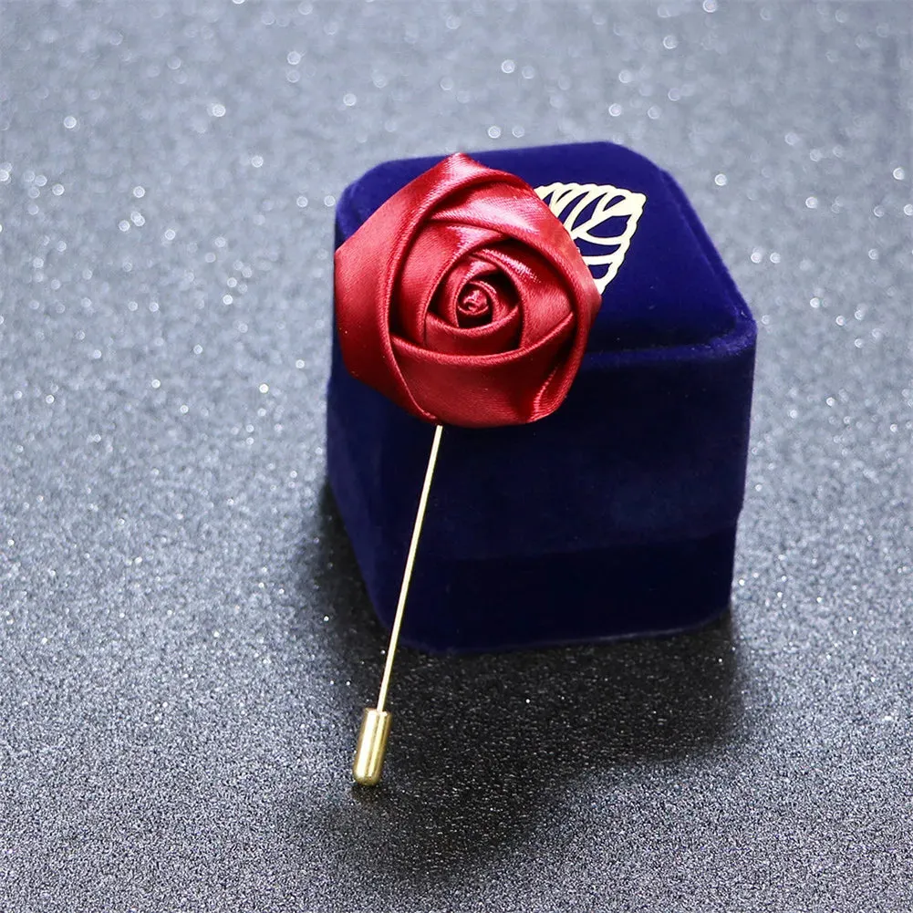 Men’s Flower Brooch