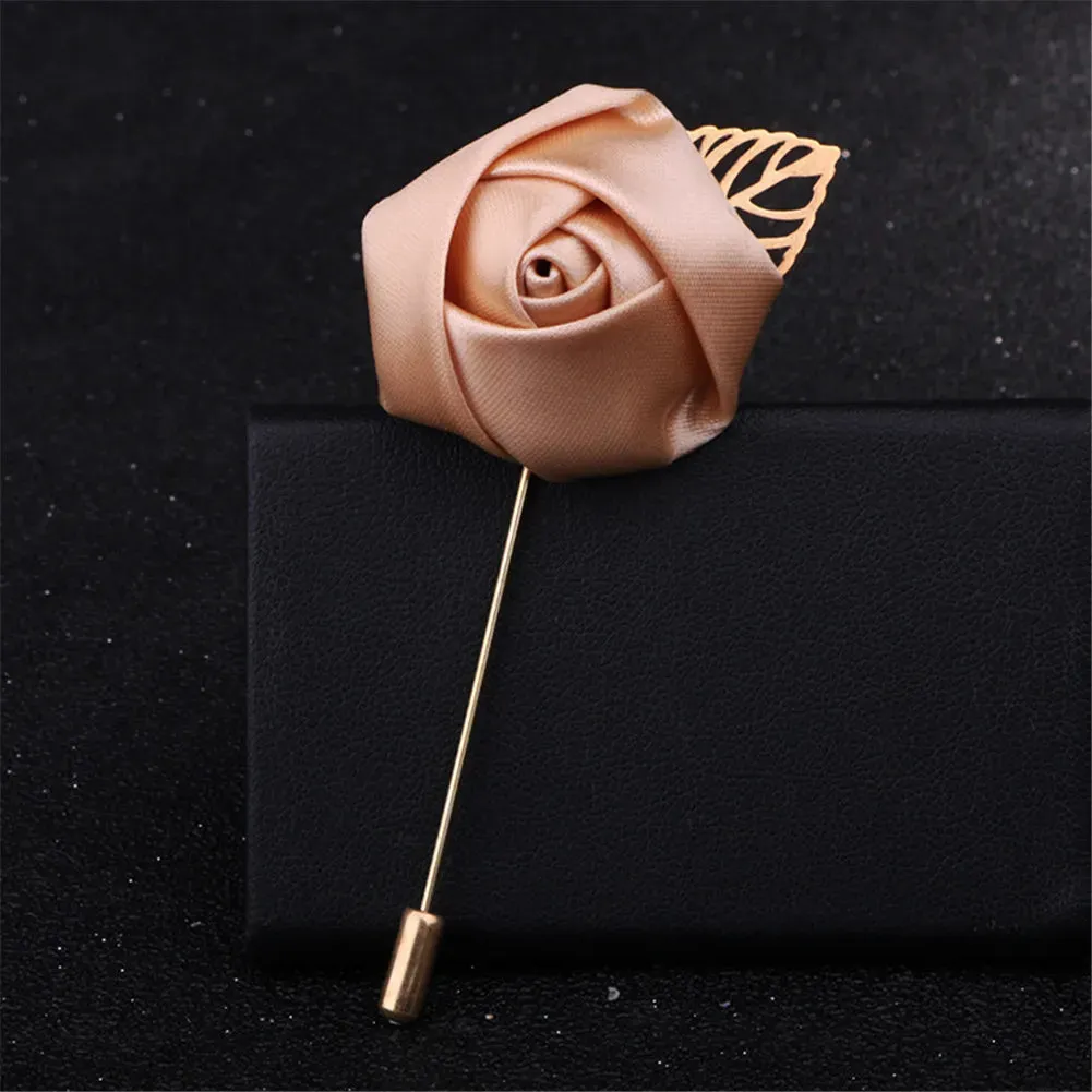 Men’s Flower Brooch