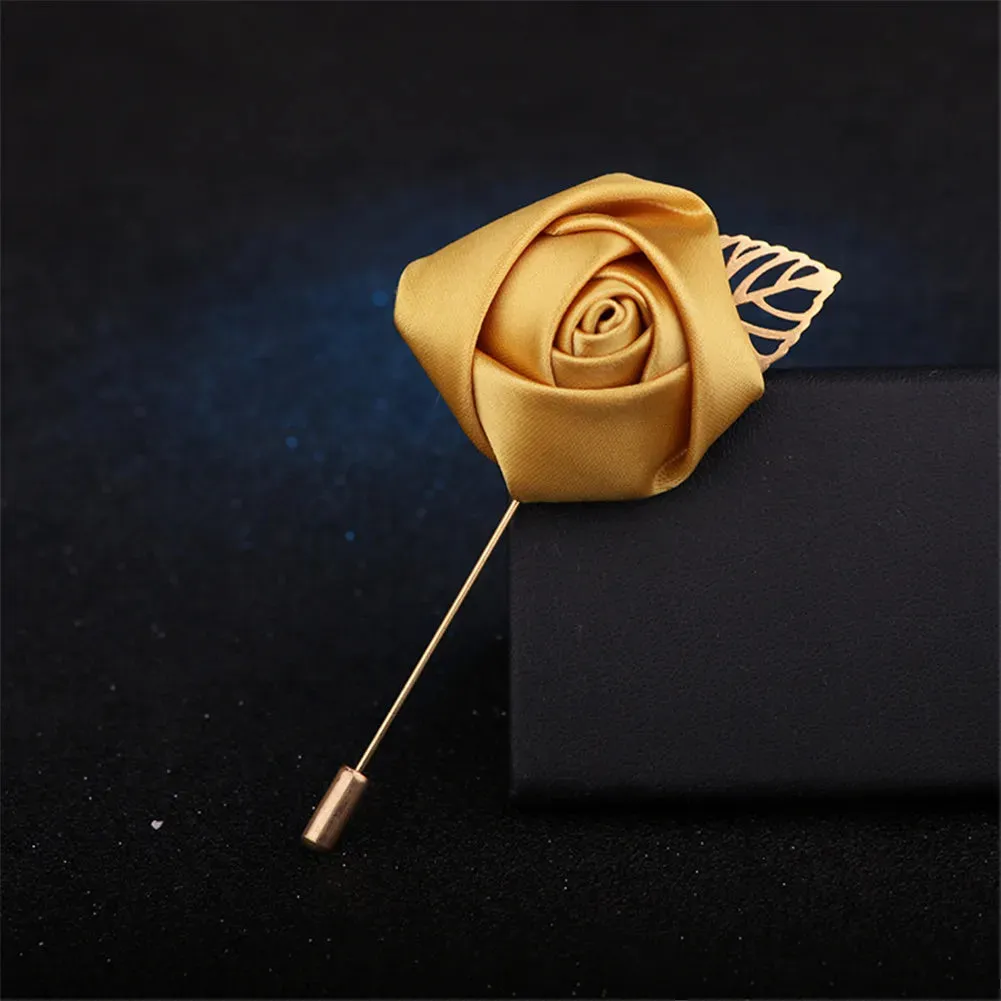 Men’s Flower Brooch