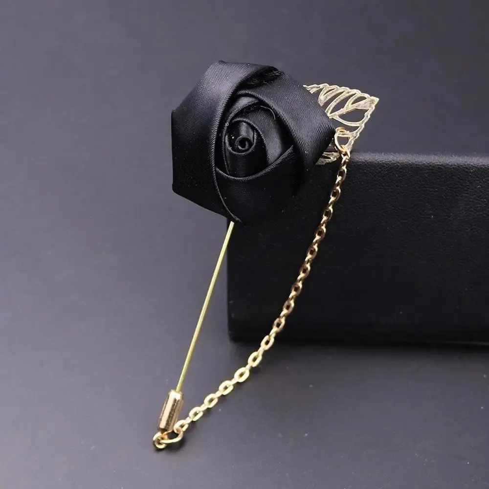 Men’s Flower Brooch