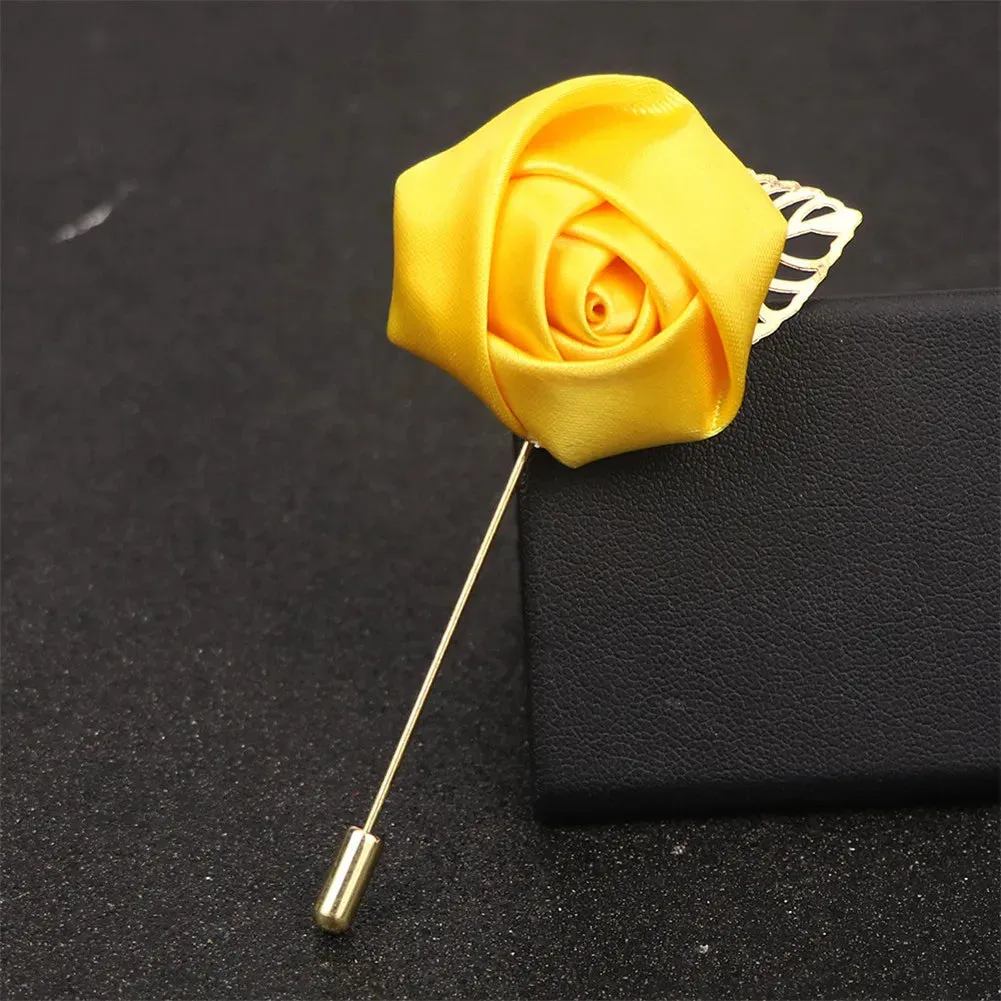 Men’s Flower Brooch