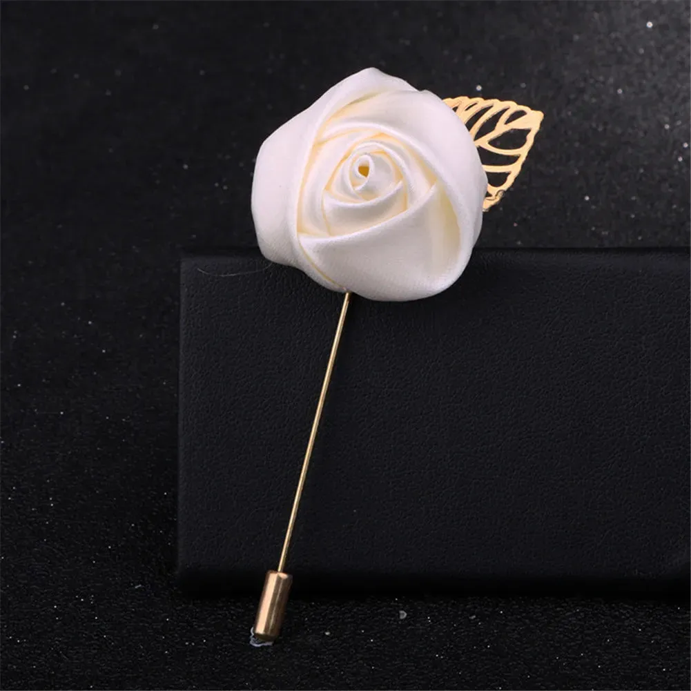 Men’s Flower Brooch