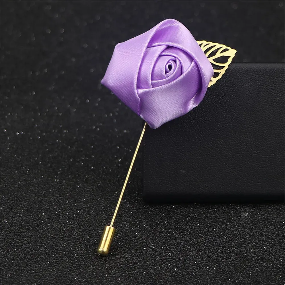 Men’s Flower Brooch