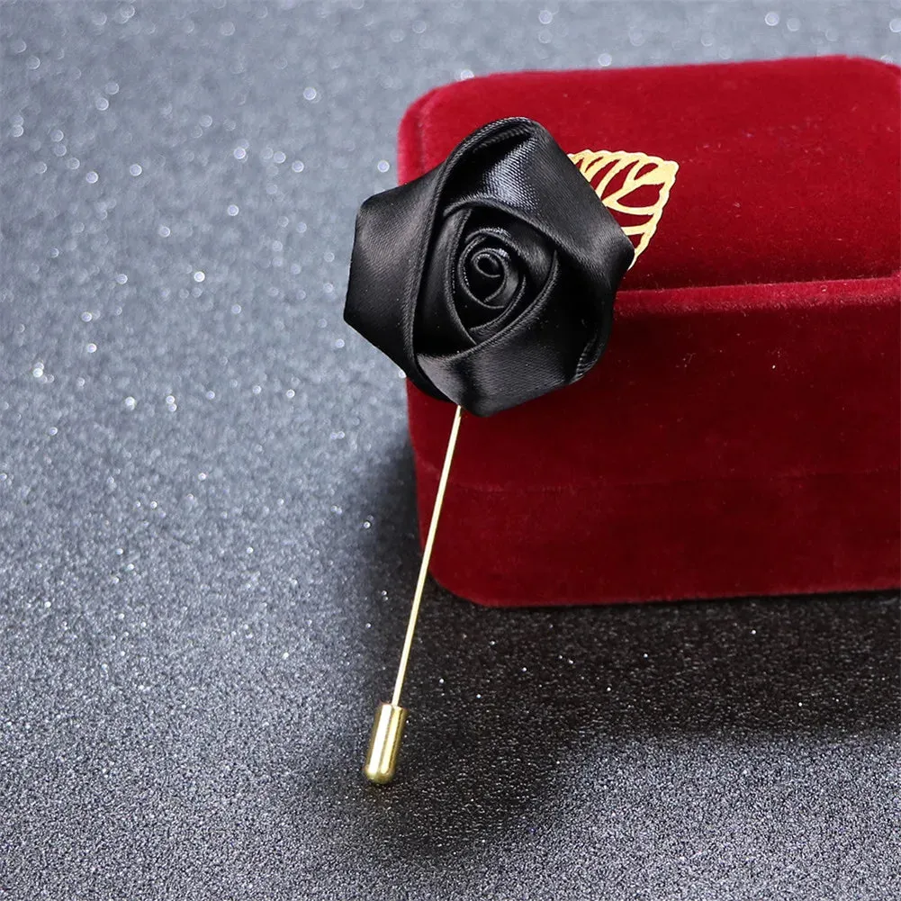 Men’s Flower Brooch