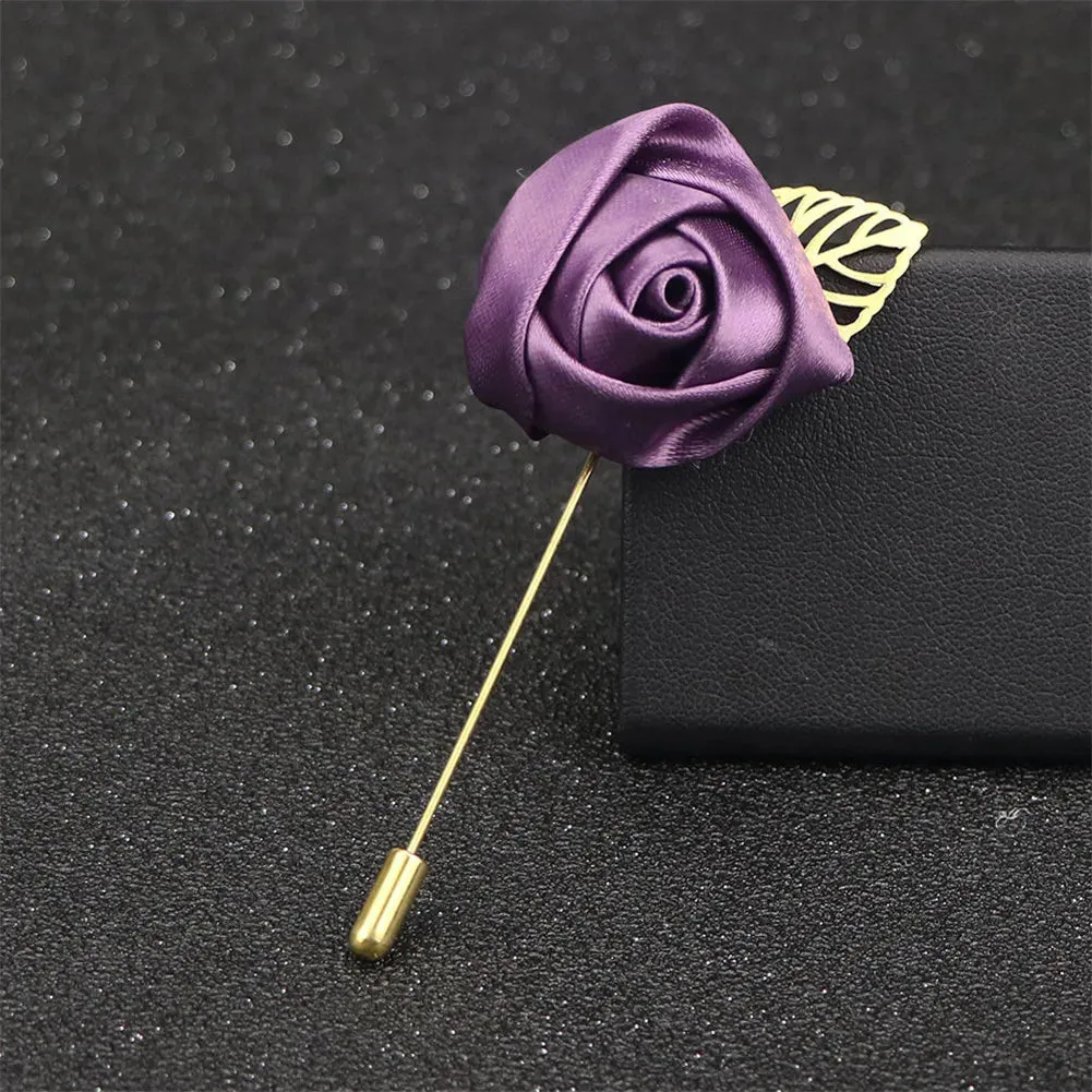 Men’s Flower Brooch