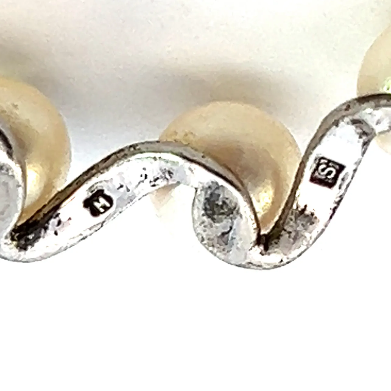 Mikimoto Estate Akoya Pearl Brooch Pin Sterling Silver 6 mm M335