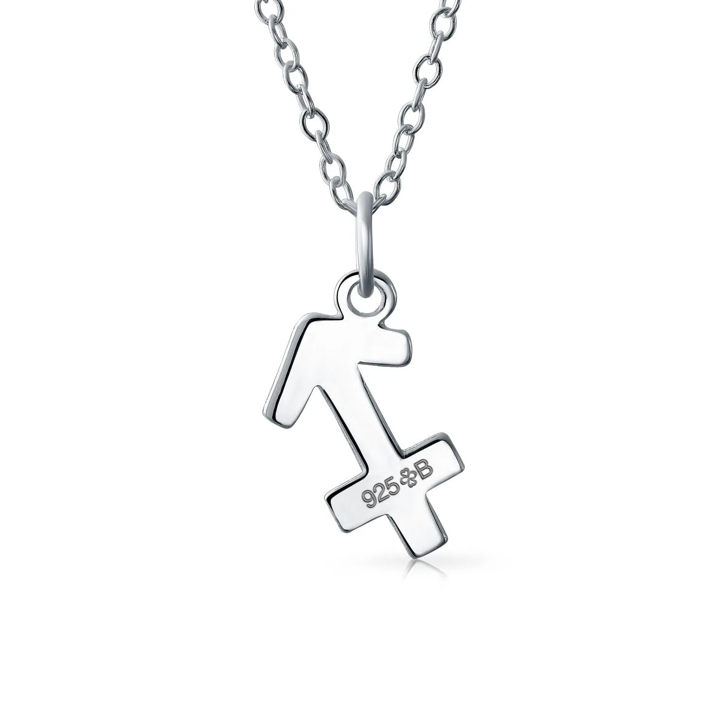 Mini Celestial Zodiac Pendant Necklace in Sterling Silver - Astrology Sign Jewelry