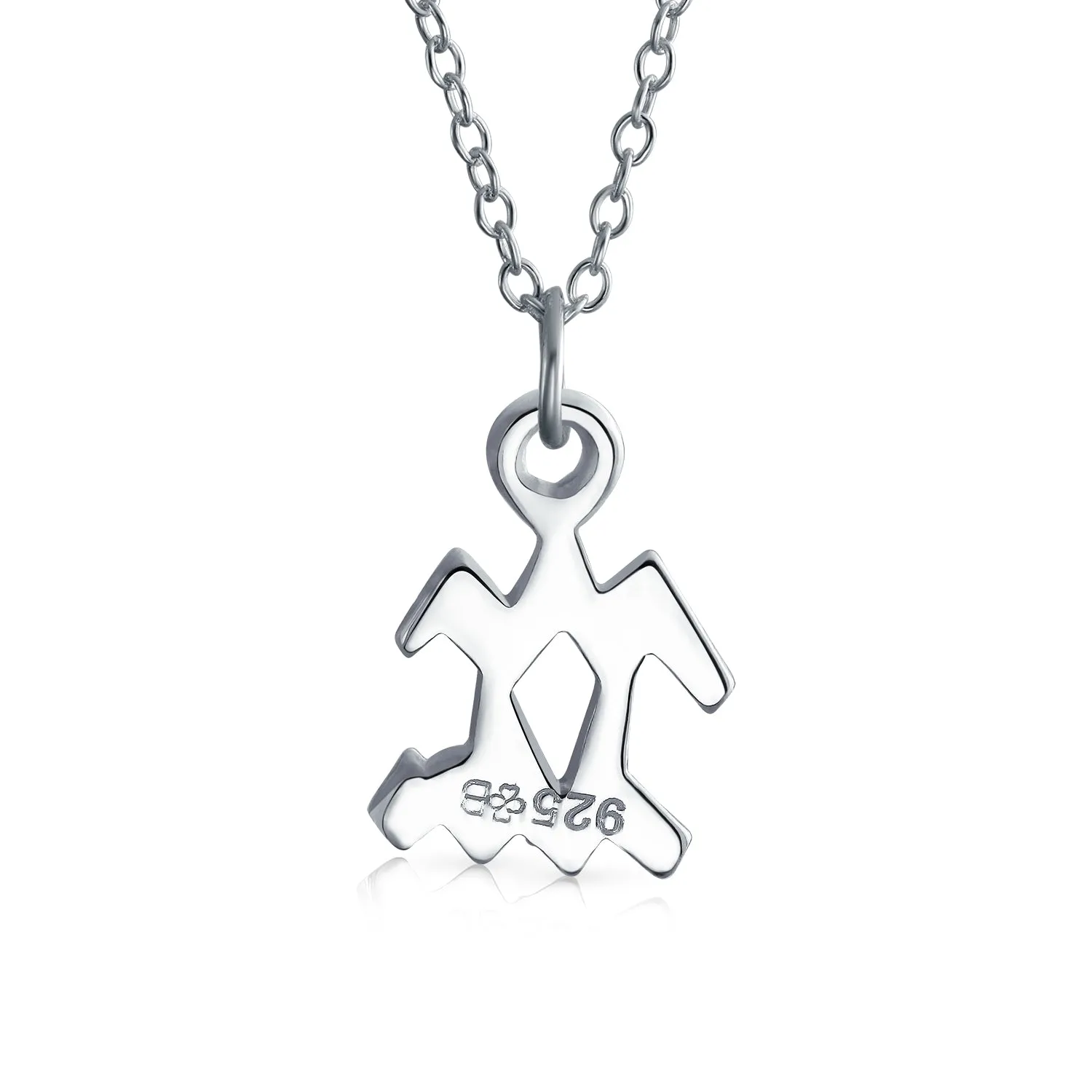 Mini Celestial Zodiac Pendant Necklace in Sterling Silver - Astrology Sign Jewelry