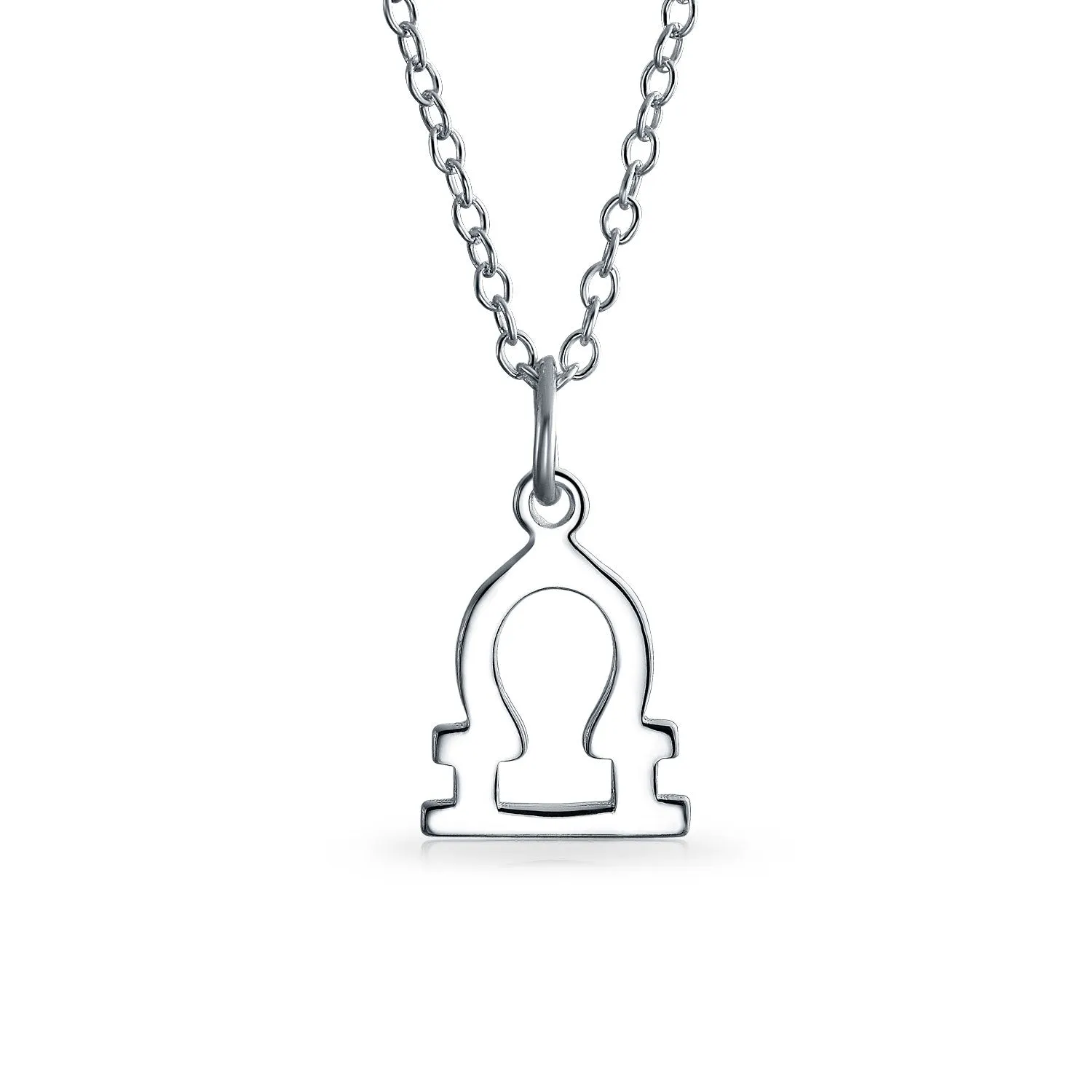 Mini Celestial Zodiac Pendant Necklace in Sterling Silver - Astrology Sign Jewelry