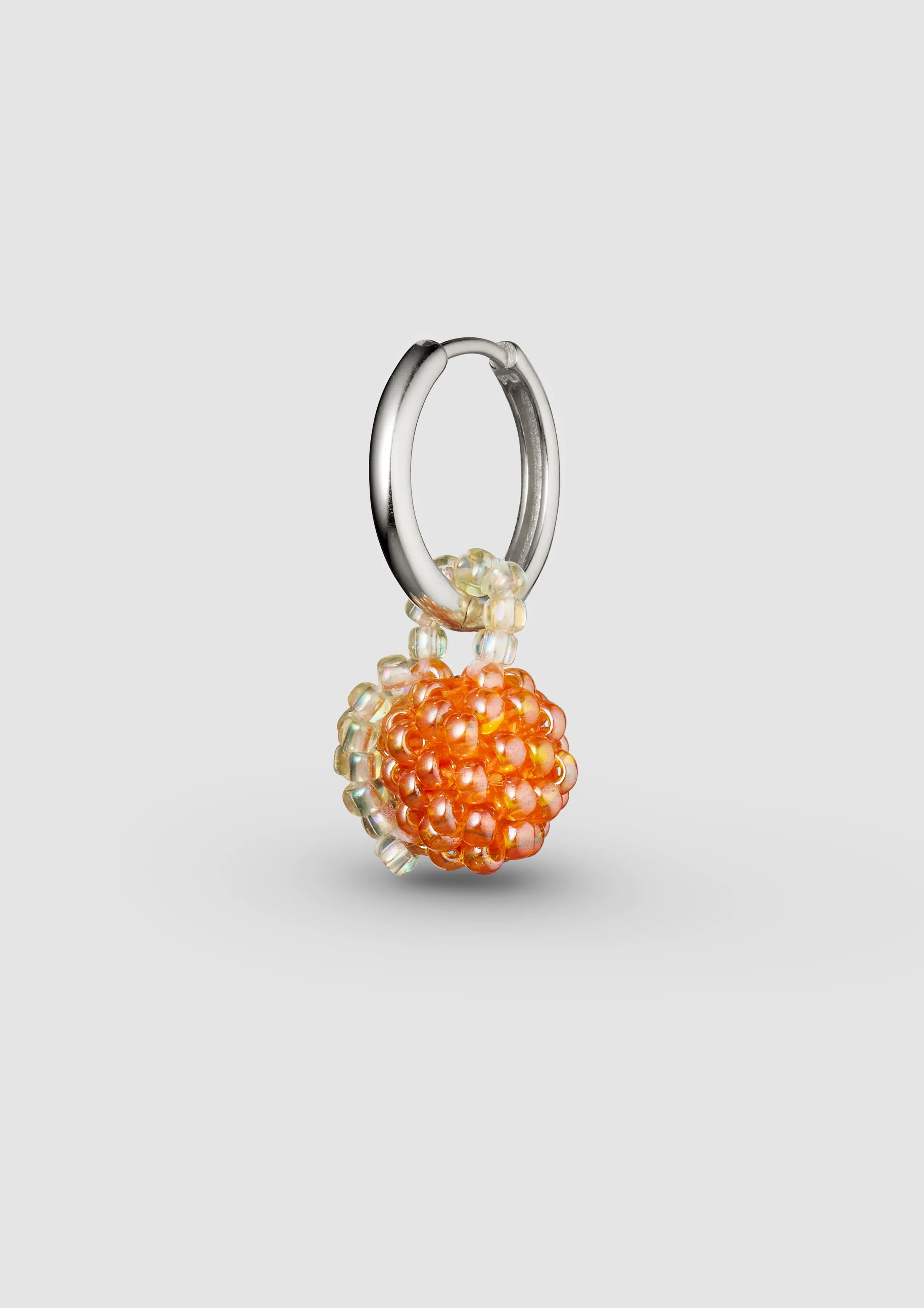 Mini Shiny Orange Earring